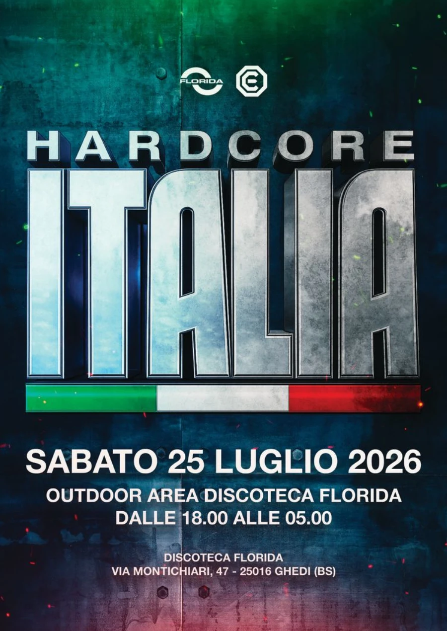 Hardcore Italia - Outdoor | Outdoor area Discoteca Florida - Ghedi (BS) - Italy
